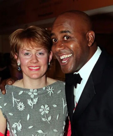 Claire Fellows with her ex-husband, Ainsley Harriott.